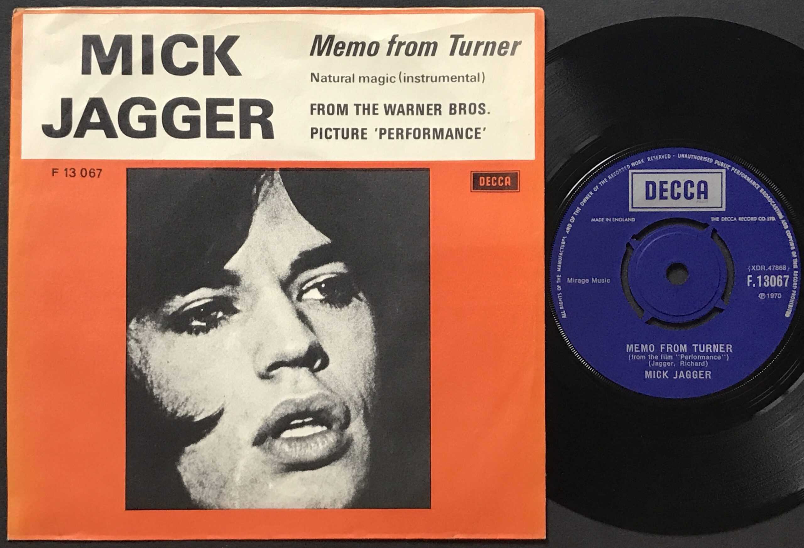 memo from turner Memo from Turner cover art - mick jagger
